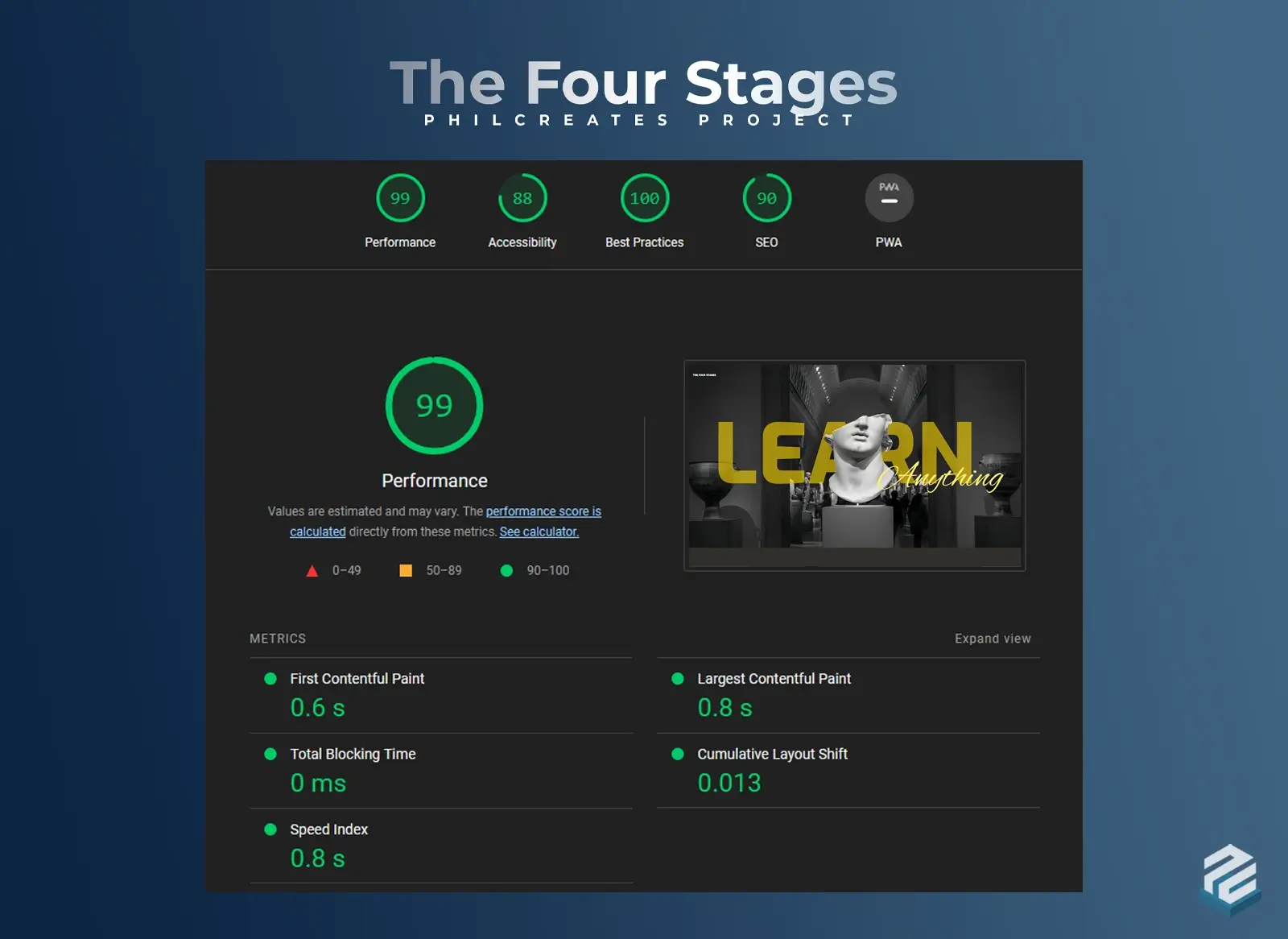 The Four Stages Metrics